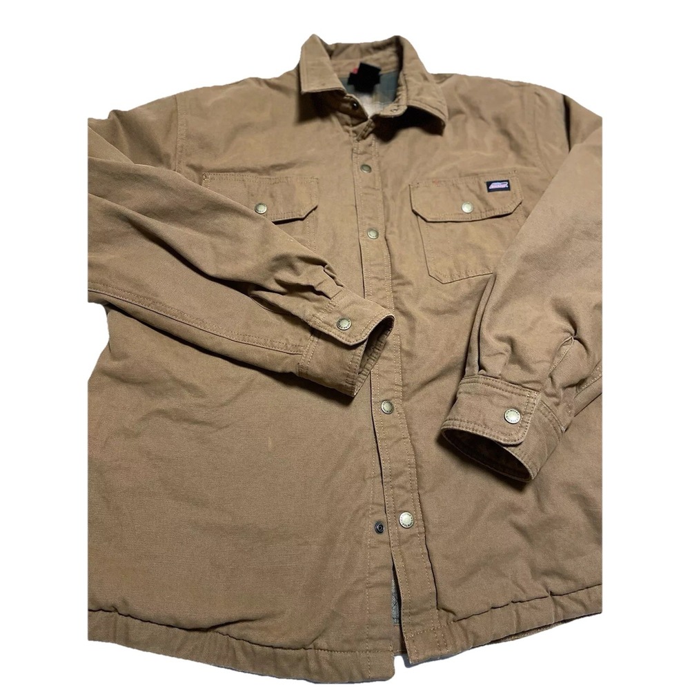 Dickies Jacket SZ XL Brown Work Wear Quilted Lining Outdoor Jacket Gorpcore‎